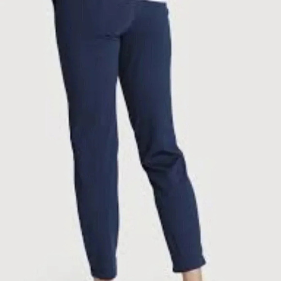 Kit and Ace Navy Blue  On Repeat Pleated Trousers 2 - Picture 2 of 15